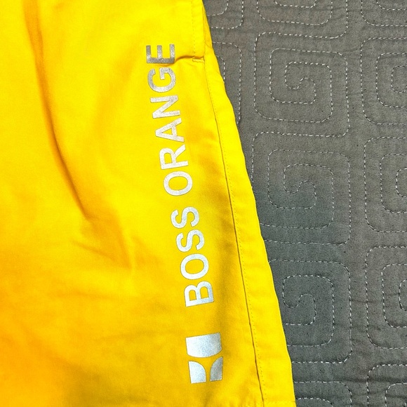 Boss Orange Swimwear Trunks Yellow Size Medium - Picture 2 of 6
